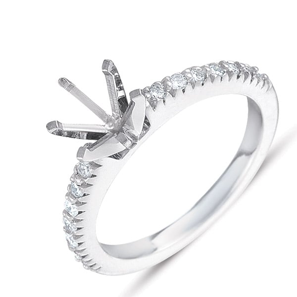 White Gold Engagement Ring