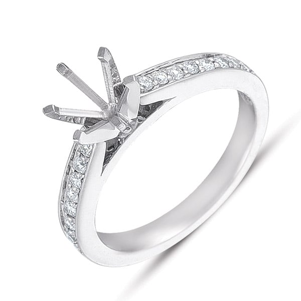 White Gold Engagement Ring