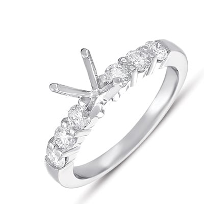 White Gold Engagement Ring