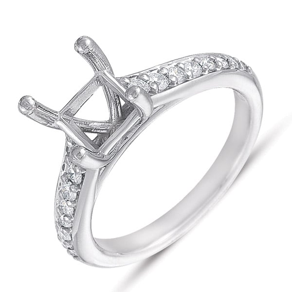 White Gold Engagement Ring