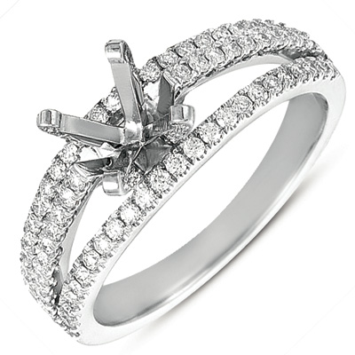 White Gold Engagement Ring