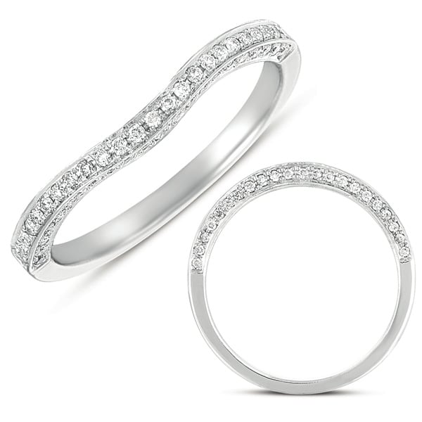 White Gold Matching Band