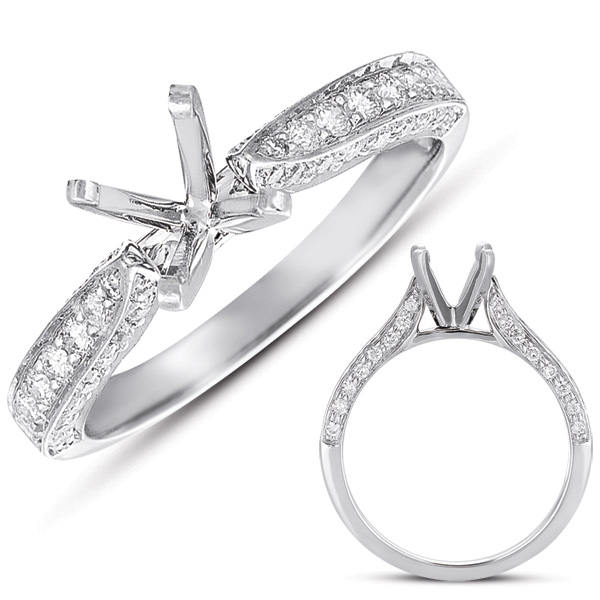 White Gold Engagement Ring