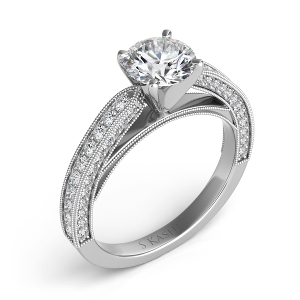 White Gold Engagement Ring