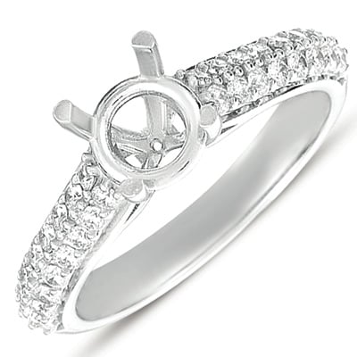 White Gold Engagement Ring