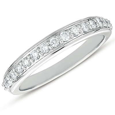 White Gold Matching Band