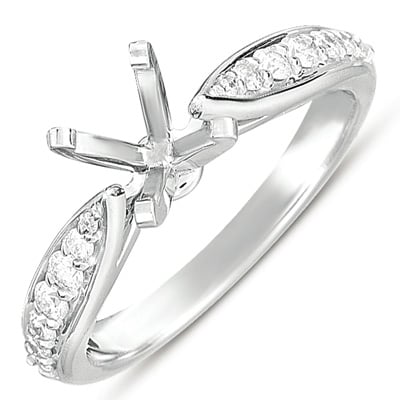 White Gold Engagement Ring