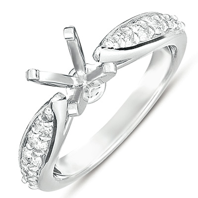 White Gold Engagement Ring