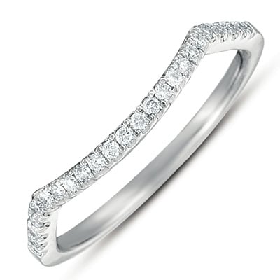 White Gold Matching Band