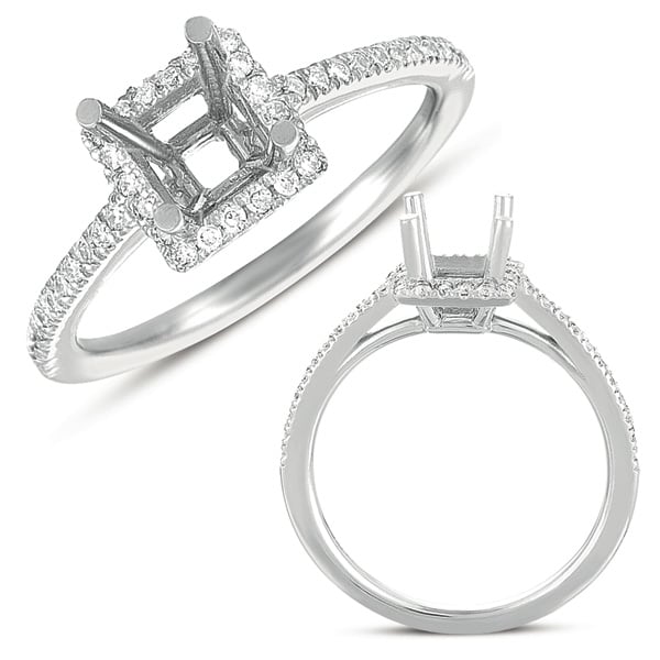 White Gold Engagement Ring