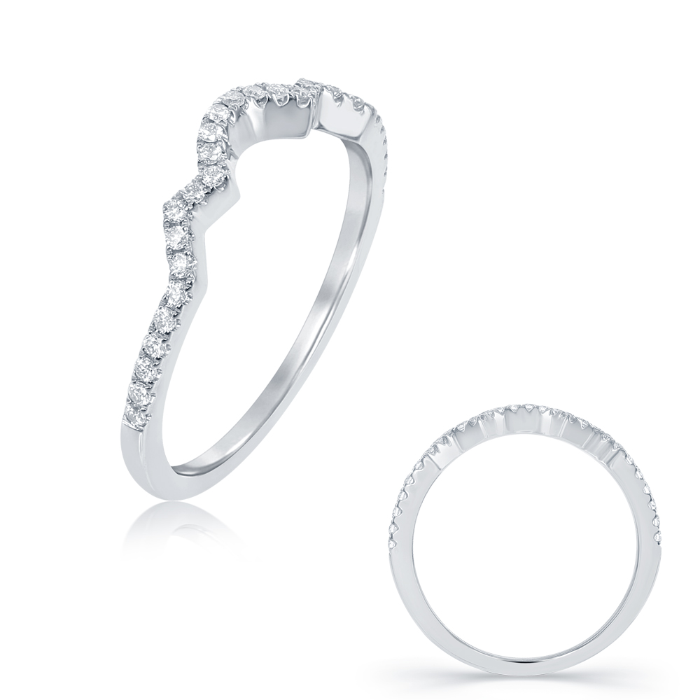 White Gold Wedding Band
