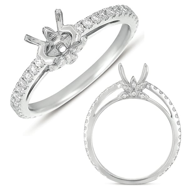 White Gold Engagement Ring