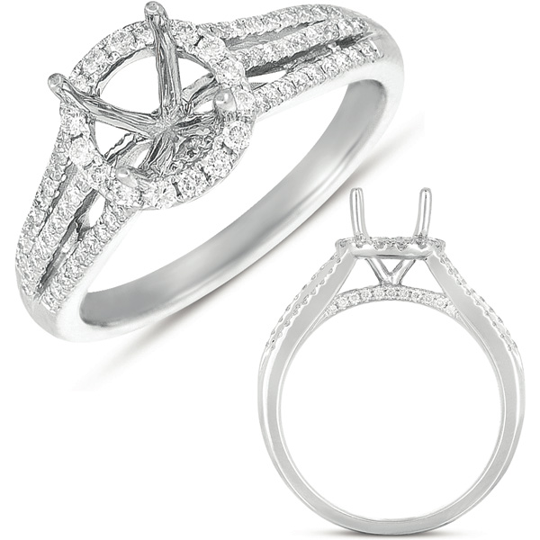 White Gold Engagement Ring