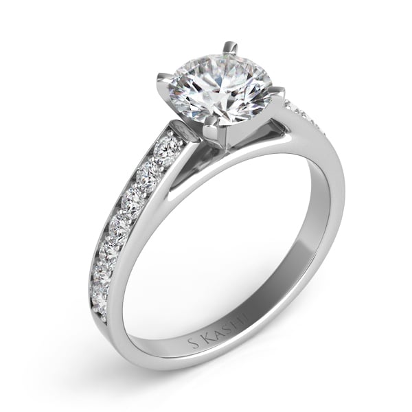 White Gold Engagement Ring