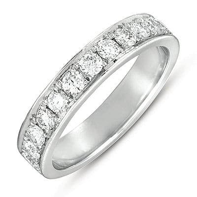White Gold Matching Band