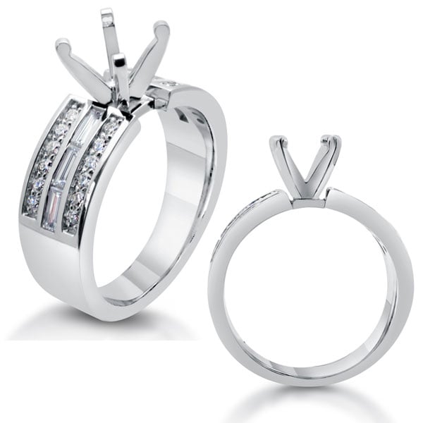 White Gold Engagement Ring