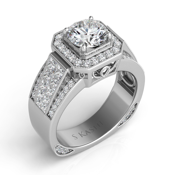 White Gold Engagement Ring