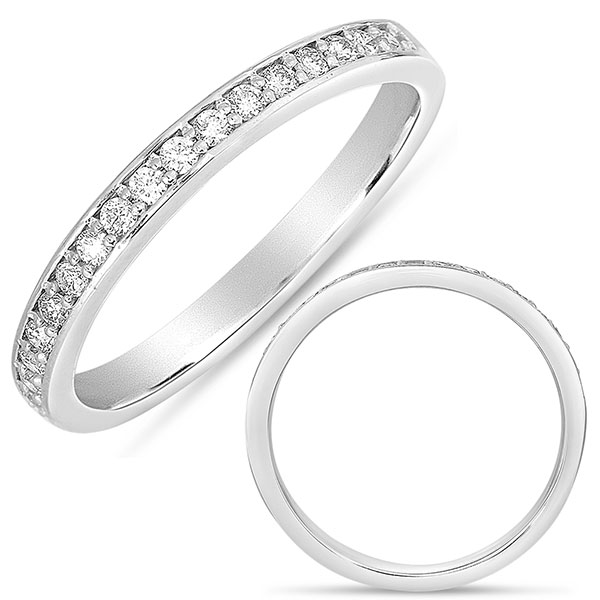 White Gold Wedding Band