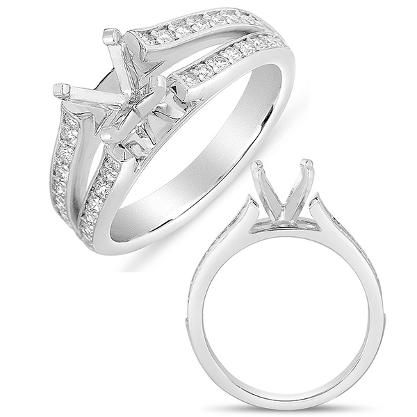 White Gold Engagement Ring