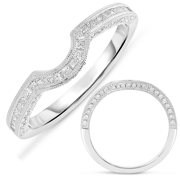 White Gold Matching Band