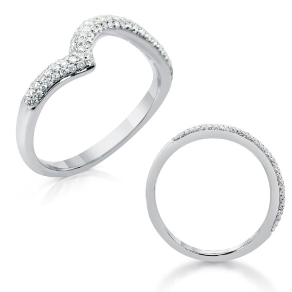 White Gold Wedding Band