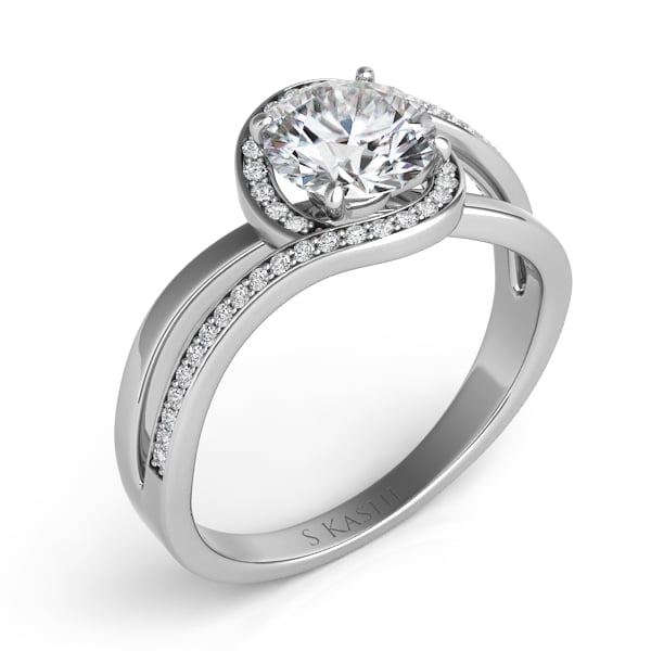 White Gold Engagement Ring