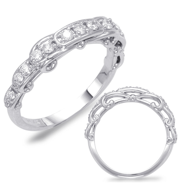 White Gold Wedding Band
