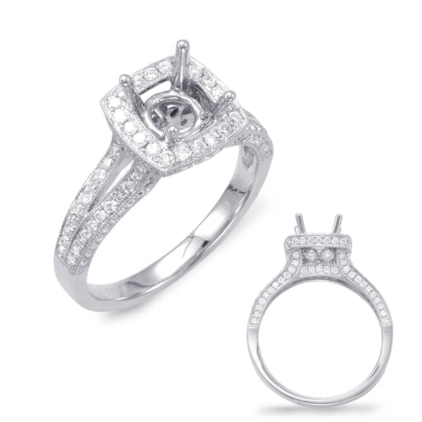 White Gold Engagement Ring