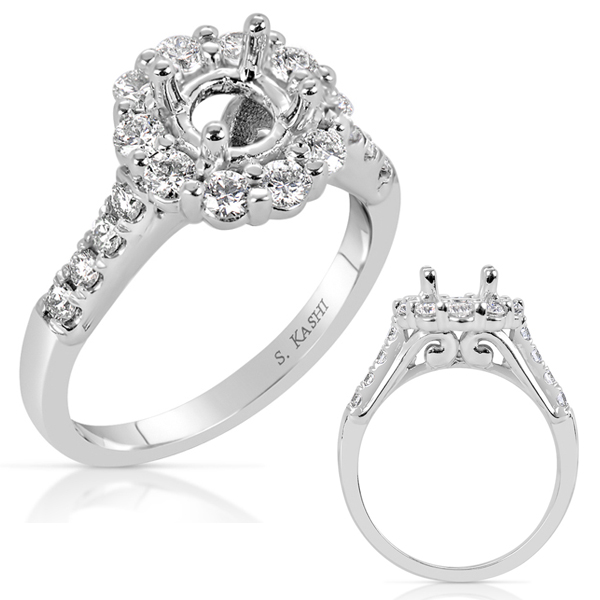 White Gold Engagement Ring