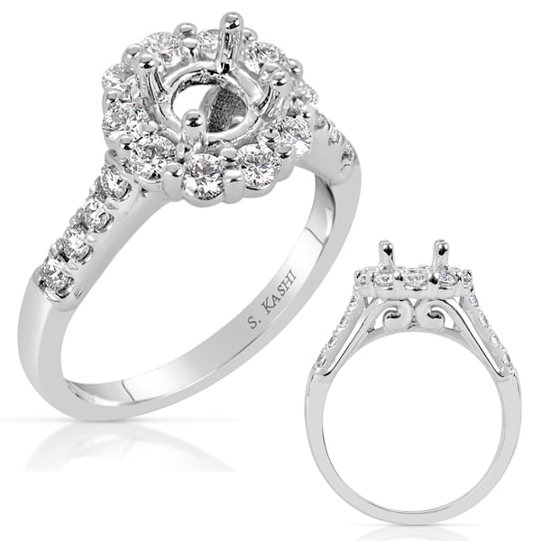 White Gold Engagement Ring