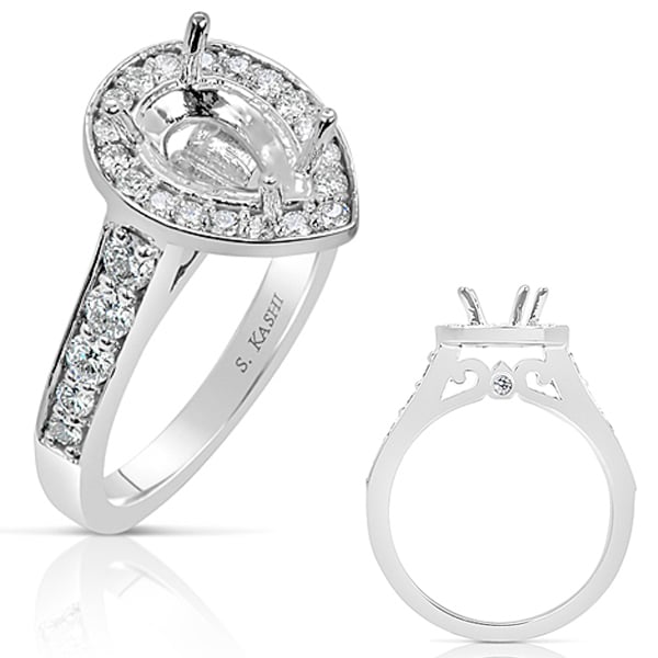 White Gold Engagement Ring