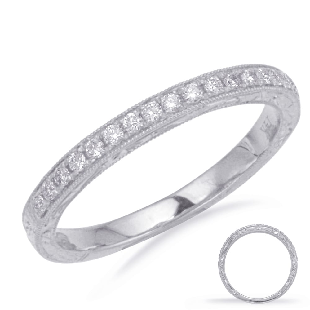 White Gold Matching Band