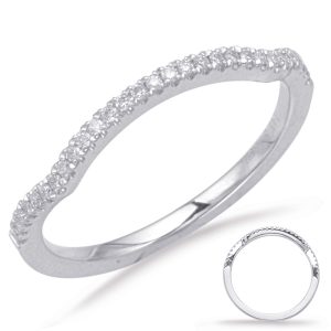 White Gold Matching Band