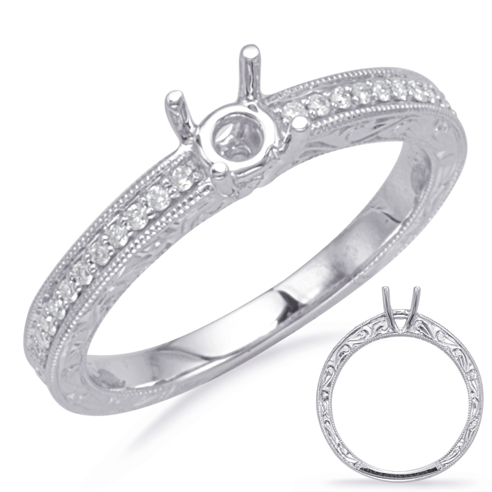 White Gold Engagement Ring