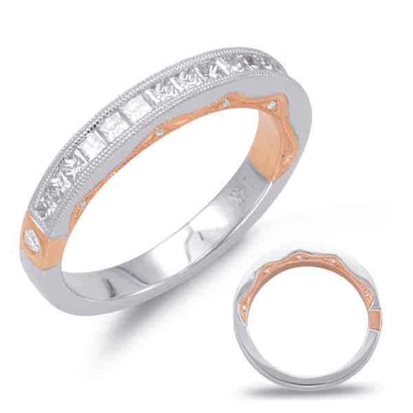 White & Rose Gold Matching Ban