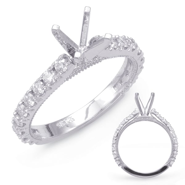 White Gold Engagement Ring