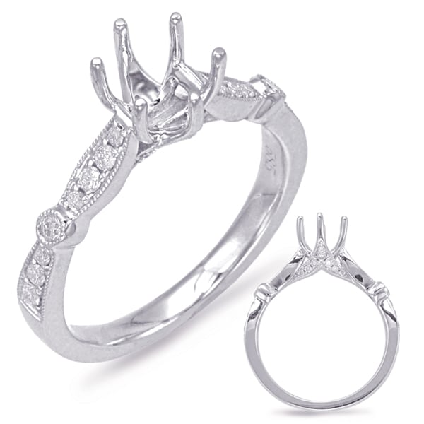 White Gold Engagement Ring