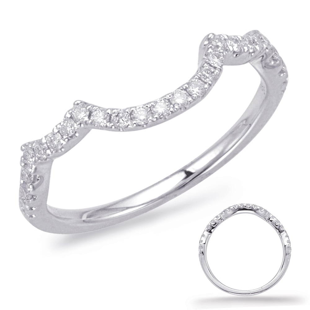 White Gold Matching Band