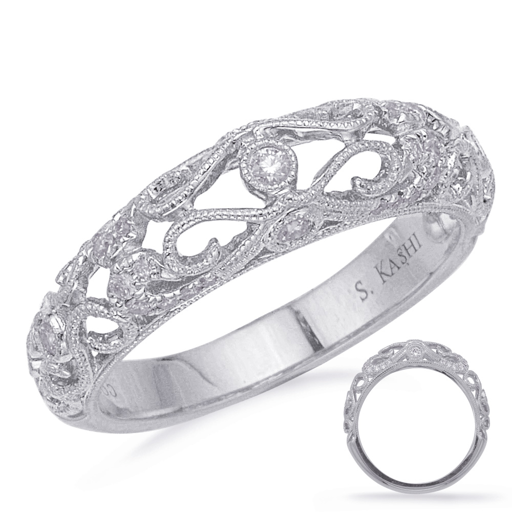 White Gold Matching Band