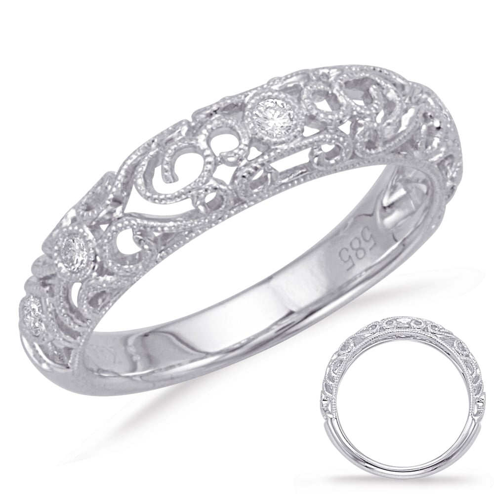 White Gold Matching Band