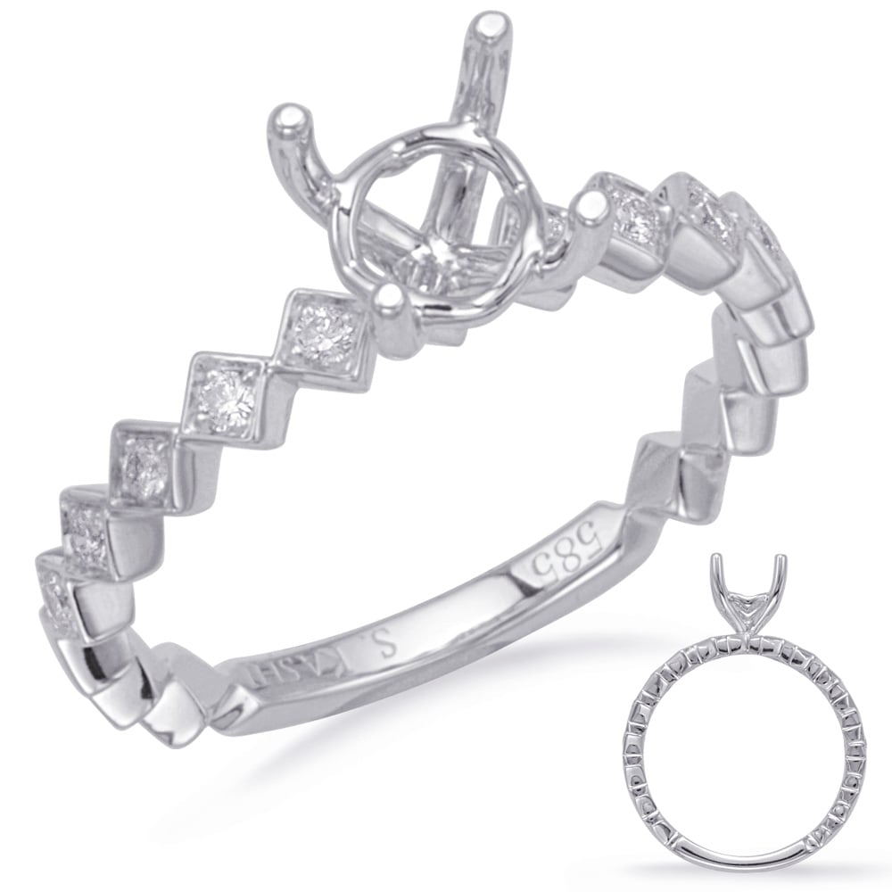 White Gold Engagement Ring