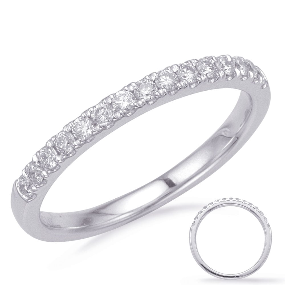 White Gold Matching Band