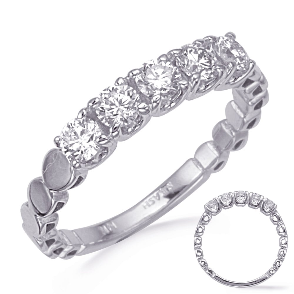 White Gold Wedding Band