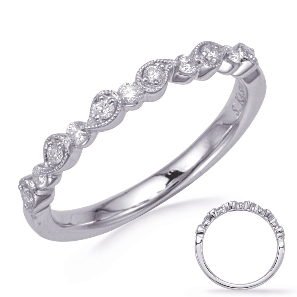 White Gold Matching Band