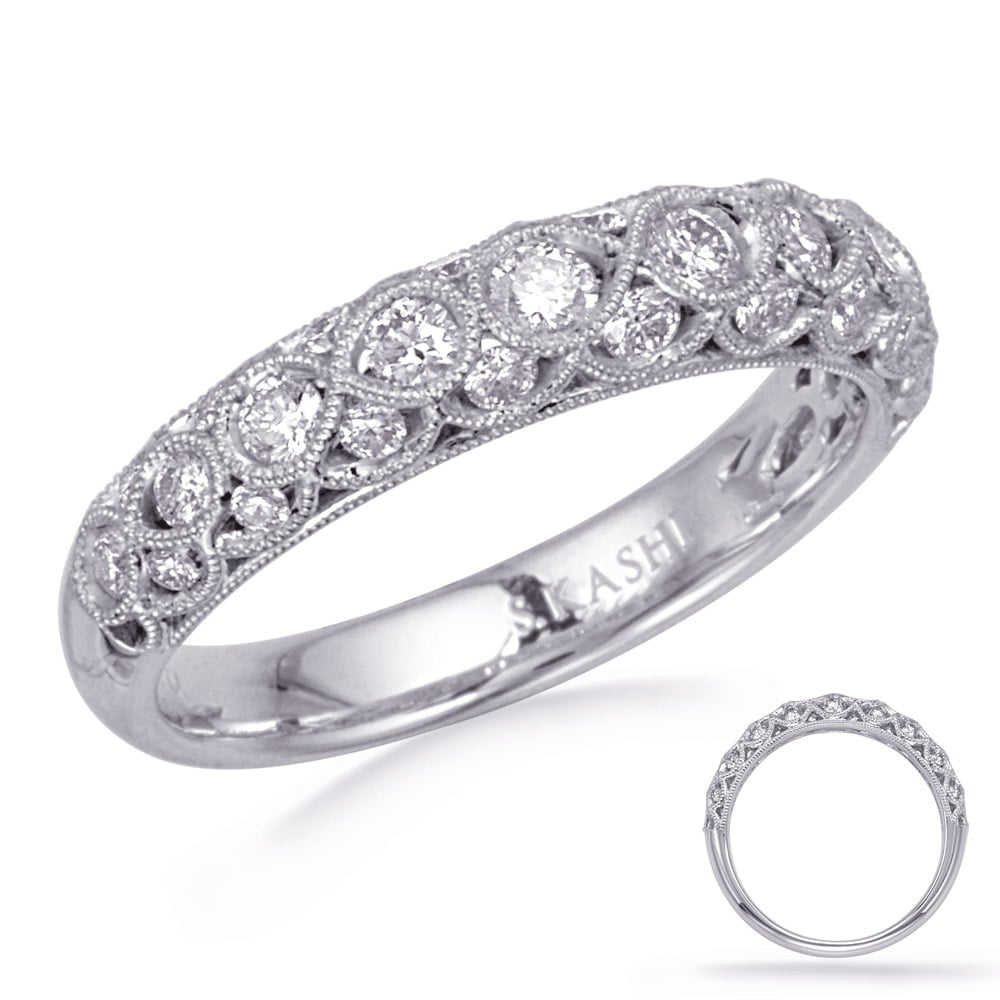 White Gold Matching Band