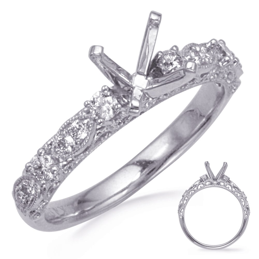 White Gold Engagement Ring