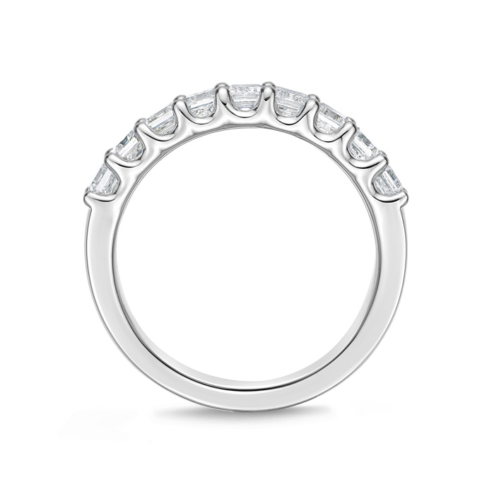 Geo Arts 9 Stone Emerald-Cut Band 1.70ctw approx. (min)
