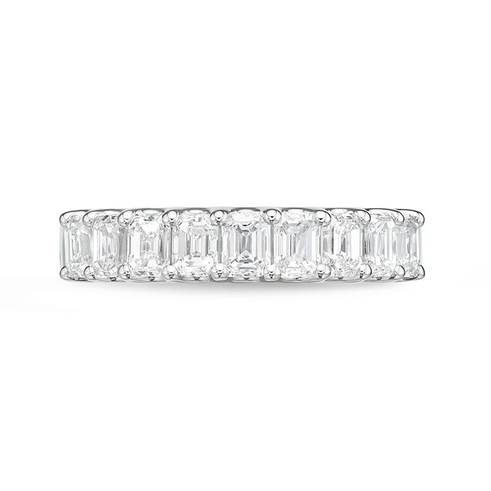 Geo Arts 9 Stone Emerald-Cut Band 1.70ctw approx. (min)