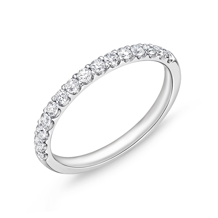 Odessa Half Round Diamond Band .33ctw approx.