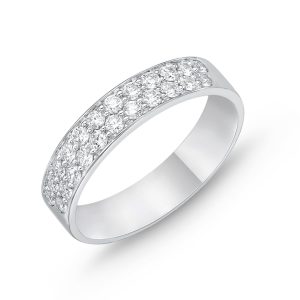 Pavé Silk 1/2 Round Band, 1st Ser., Mdl 39